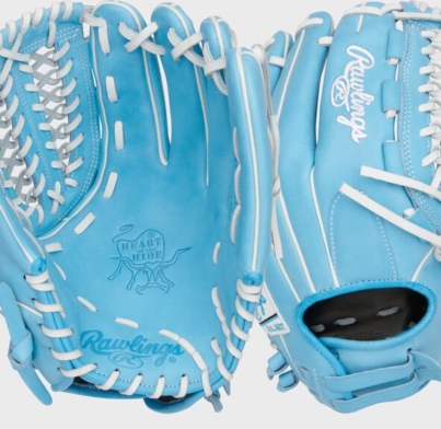 The Rawlings Heart of the Hide Utility delivers elite versatility in 11.5” or 12” sizes—perfect for two-way players, utility infielders, and outfielders needing one premium glove.